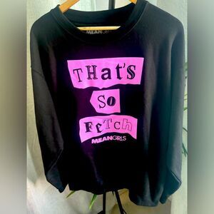 Mean Girls Barbiecore Girly Crewneck‎ Sweatshirt Large